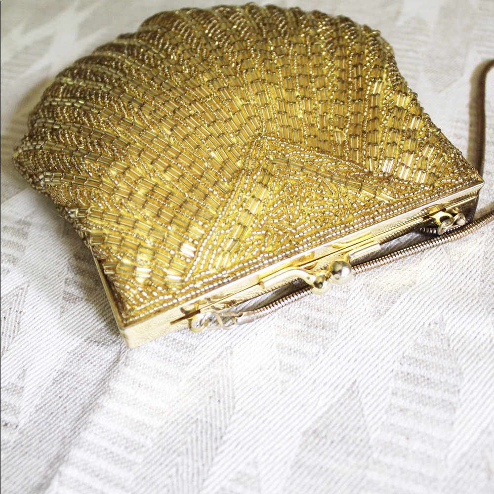 Vintage Carla Marchi Glass Beaded Purse - Picture 2 of 4